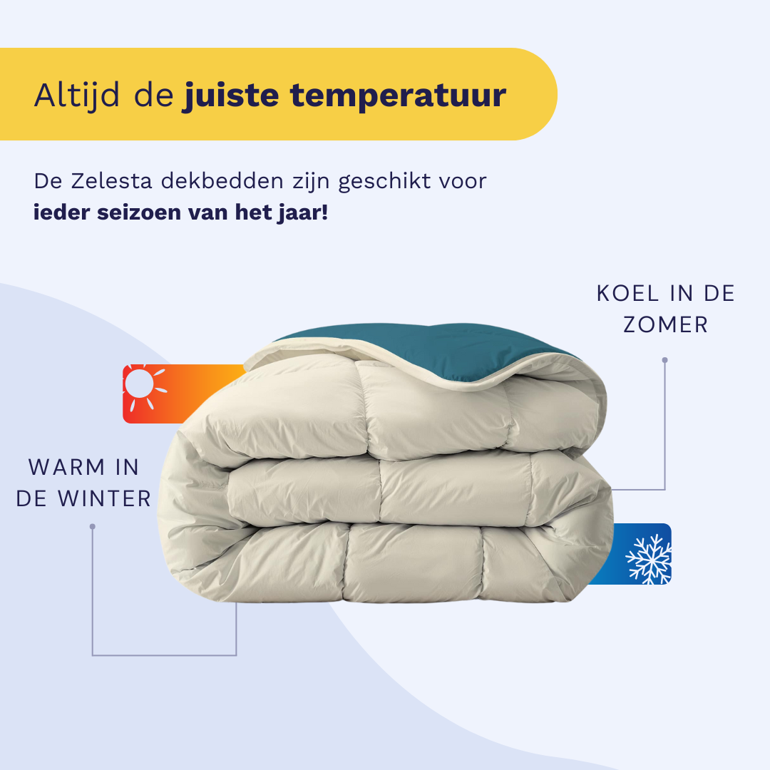 Zelesta Royalbed - Petrol & Sand Beach-Zelesta.nl