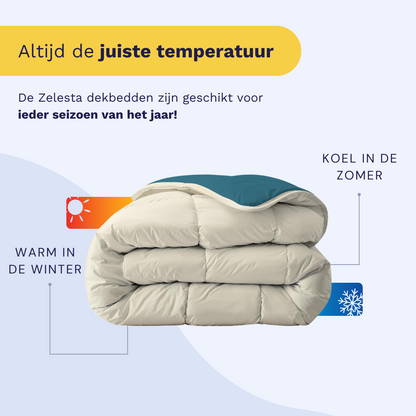 Zelesta Royalbed - Petrol & Sand Beach-Zelesta.nl