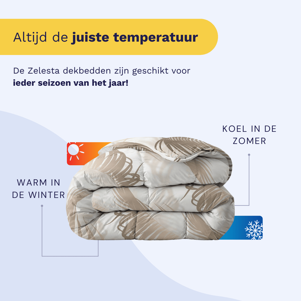 Zelesta Royalbed - Palm Leaves-Zelesta.nl