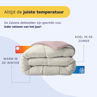 Zelesta Royalbed - Pastel Pink & Cream-Zelesta.nl
