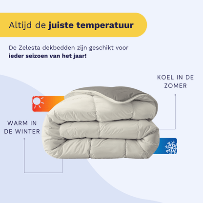 Zelesta Royalbed - Tender Grey & Cream-Zelesta.nl