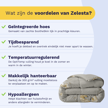 Zelesta Royalbed - White Blossom 240x200cm-Zelesta.nl