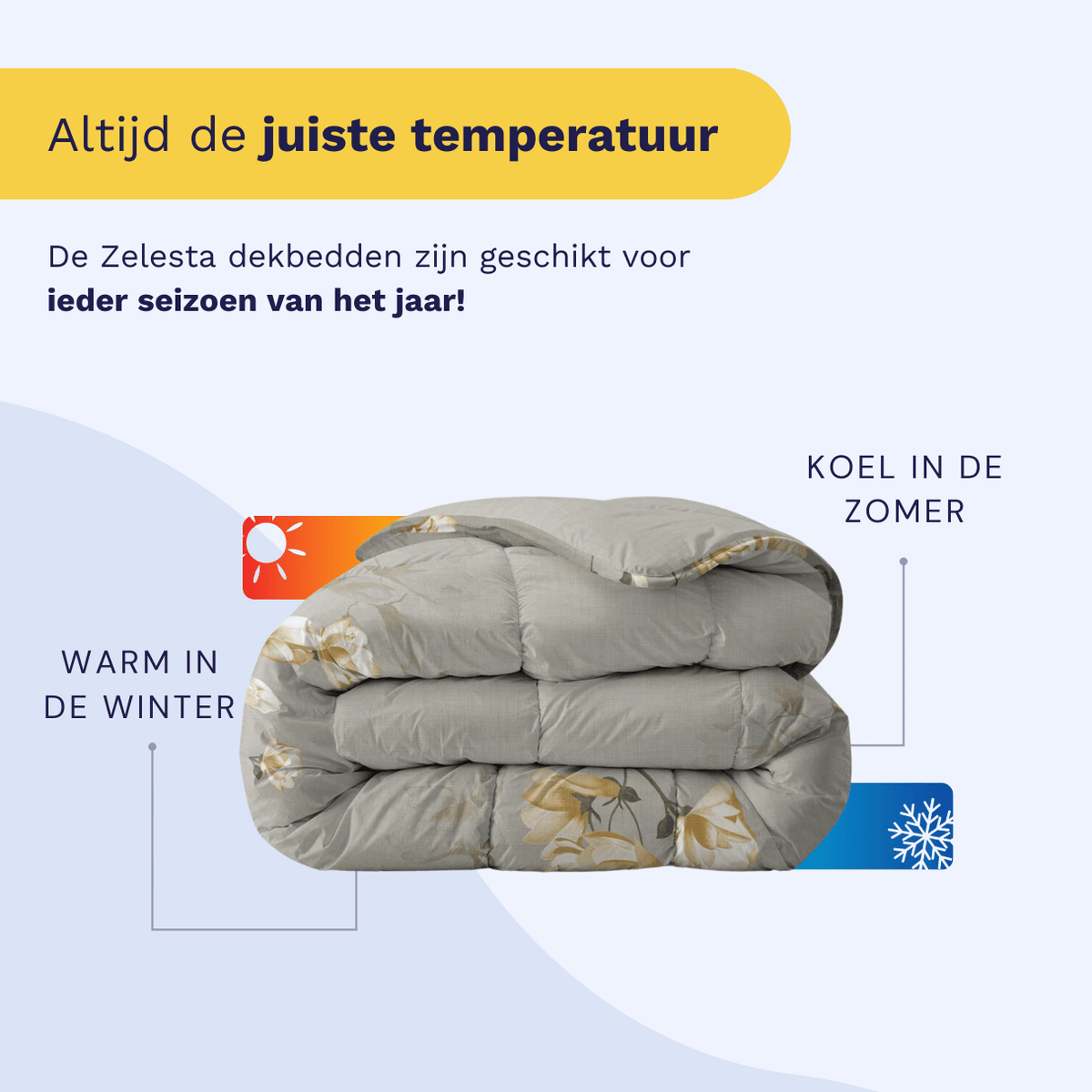 Zelesta Royalbed - White Blossom 240x200cm-Zelesta.nl