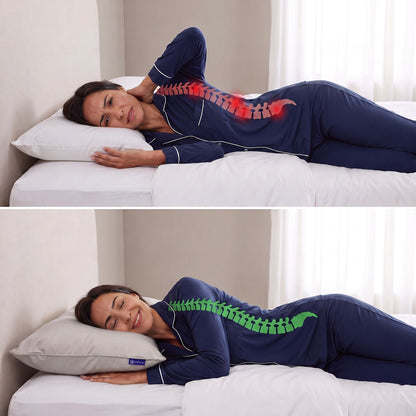Zelesta Comfort Wasbaar & Aanpasbaar Hoofdkussen - Grijs