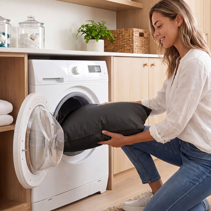 Zelesta Comfort Wasbaar & Aanpasbaar Hoofdkussen - Zwart