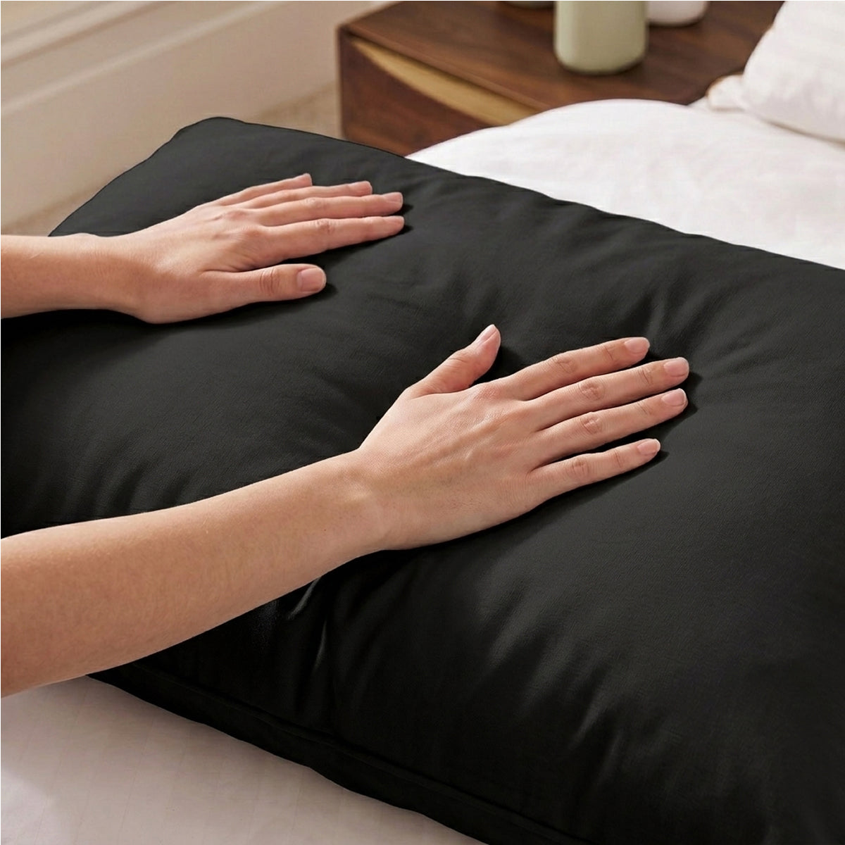 Zelesta Comfort Wasbaar & Aanpasbaar Hoofdkussen - Zwart