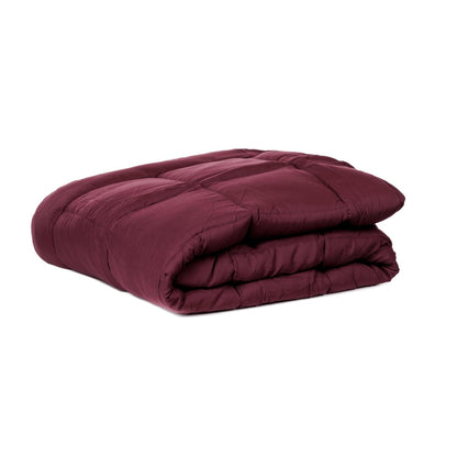    Zelesta Easybed Paars En Antraciet Dekbed Zonder Overtrek Voor Kamperen