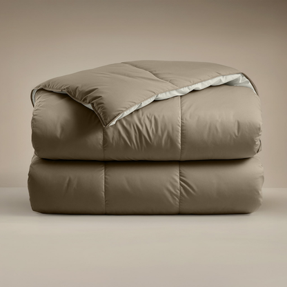 Zelesta Premiumbed Katoen - Taupe & Cream-Zelesta.nl