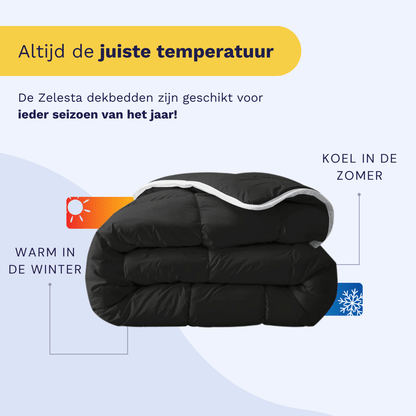 Zelesta Everyday Uni Dekbed - Zwart