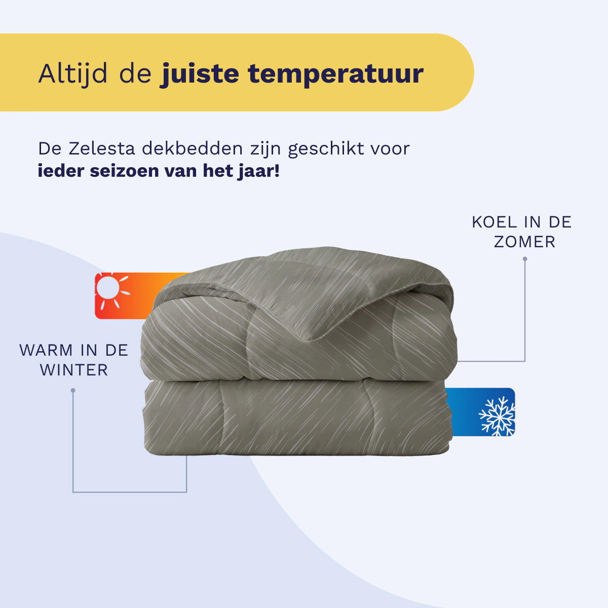 Zelesta Royalbed Katoen - Mellow Stone-Zelesta.nl