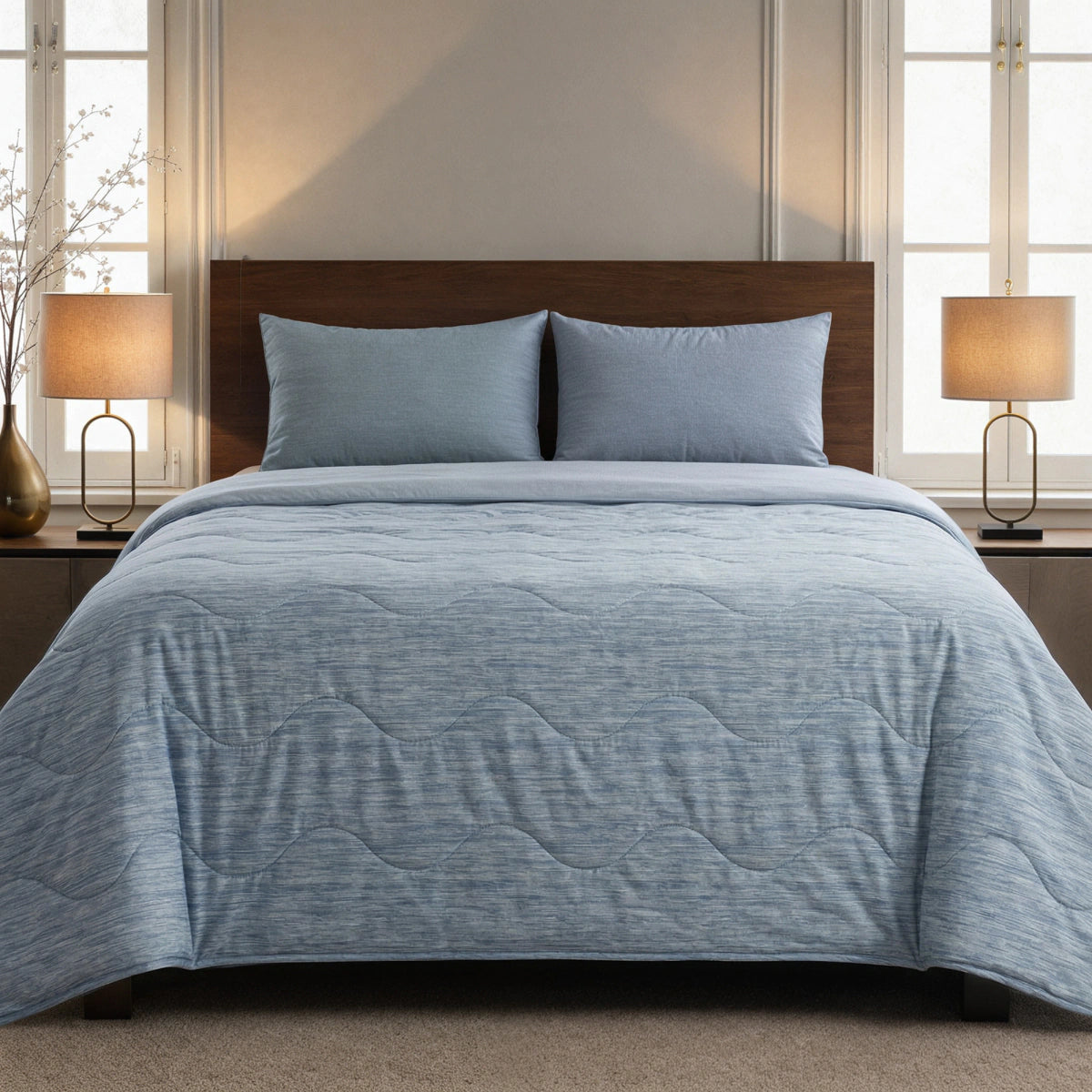 Zelesta Special Cooling Blend Zomerdekbed - Sereen Blauw