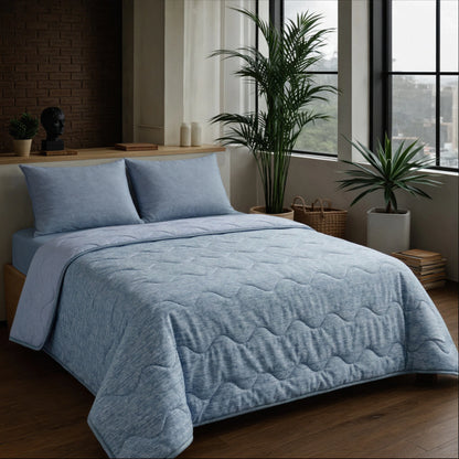 Zelesta Special Cooling Blend Zomerdekbed - Sereen Blauw