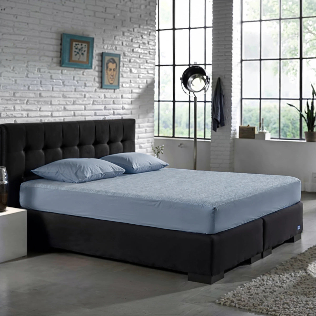 Zelesta Special Cooling Blend Hoeslaken - Sereen Blauw