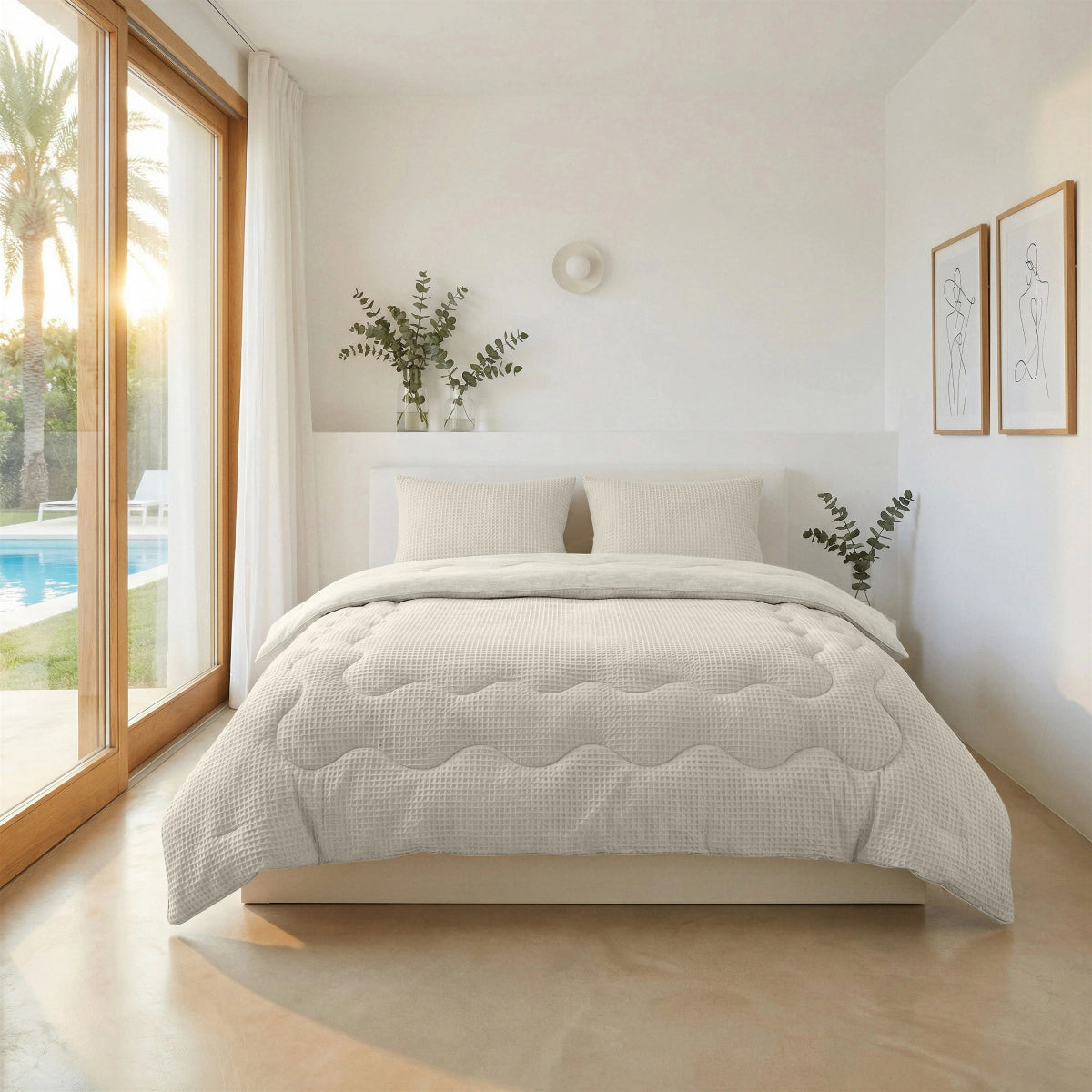 Zelesta Special Cooling Serene Zomerdekbed - Crèmewit