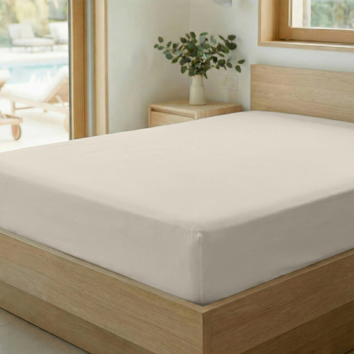 Zelesta Special Cooling Serene Hoeslaken - Crèmewit