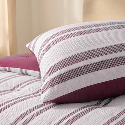 Zelesta Special Hampton Kussensloop Set van 2 - Bordeauxrood