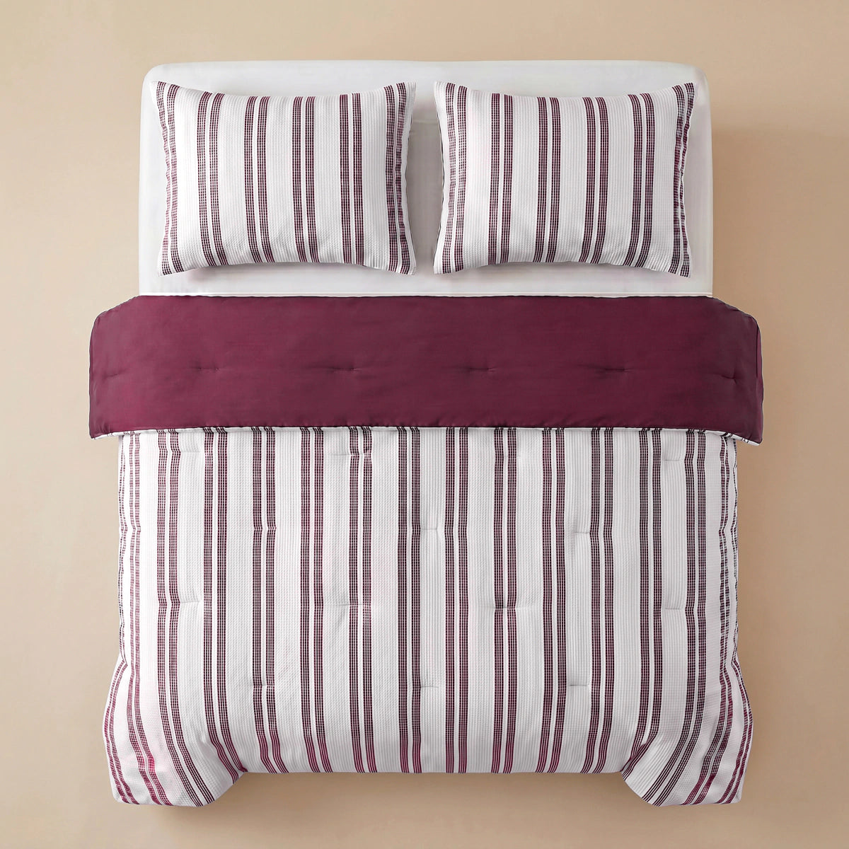 Zelesta Special Hampton Zomerdekbed - Bordeauxrood