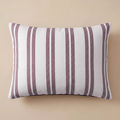 Zelesta Special Hampton Kussensloop Set van 2 - Bordeauxrood
