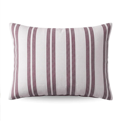 Zelesta Special Hampton Kussensloop Set van 2 - Bordeauxrood