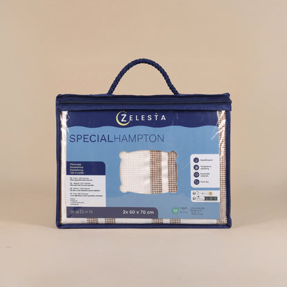 Zelesta Special Hampton Kussensloop Set van 2 - Taupe