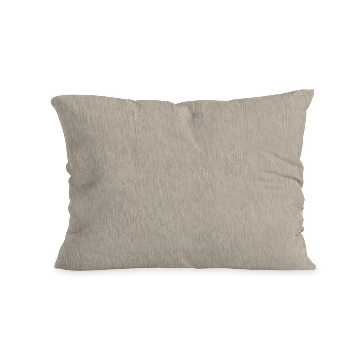 Zelesta Special Seersucker Kussensloop Set van 2 - Warmgrijs