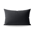 Teddy Katoen Mousseline Kussensloop Set van 2 - Anthracite