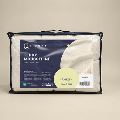 Zelesta Teddy Katoen Mousseline - Beige