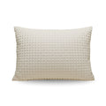 Zelesta Teddy Check Kussensloop Set van 2 - Créme
