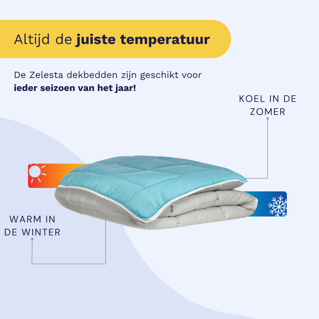 Zelesta Easybed - Lichtgrijs & Zeegroen