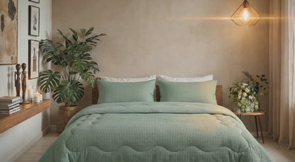Zelesta Special Cooling Serene Zomerdekbed - Saliegroen