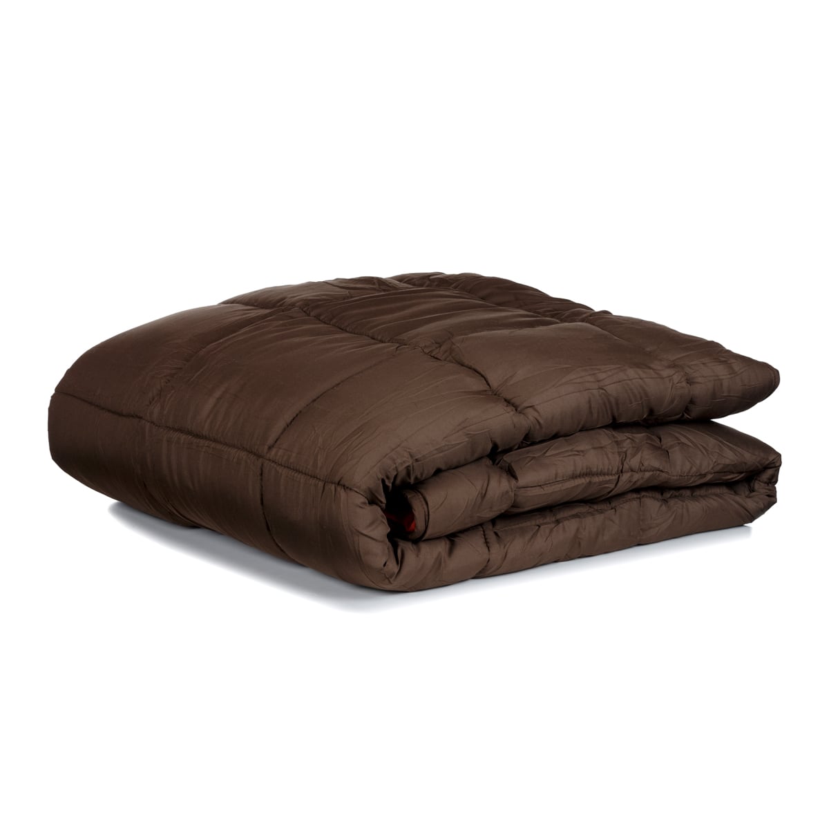 1 of 2 persoons dekbed chocolade bruin