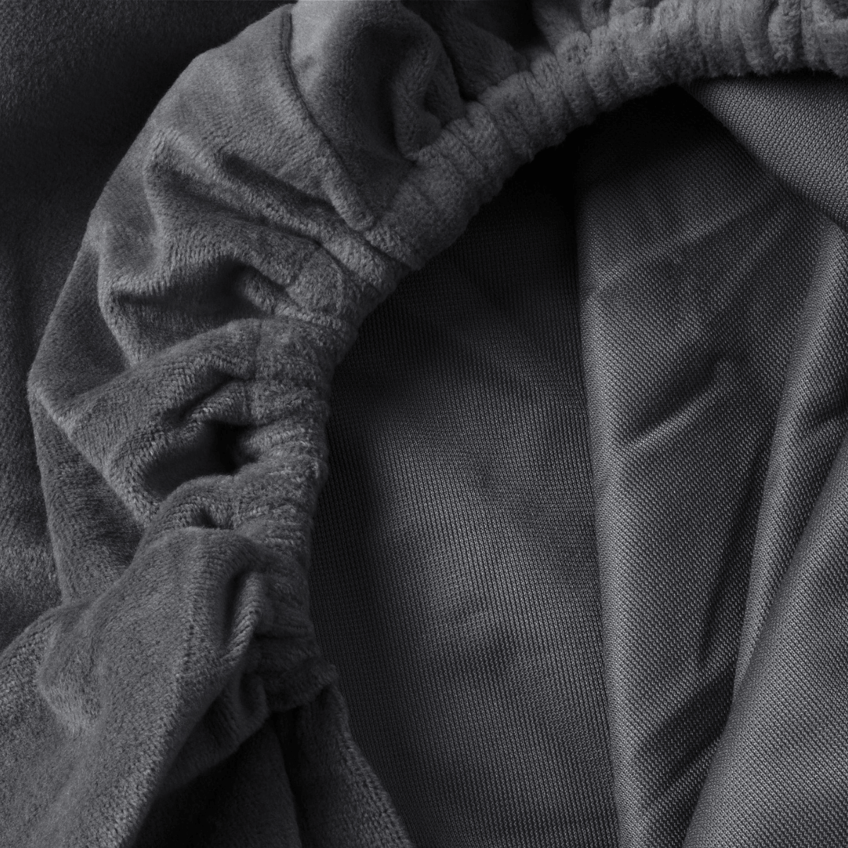 Velvet Hoeslaken Anthracite