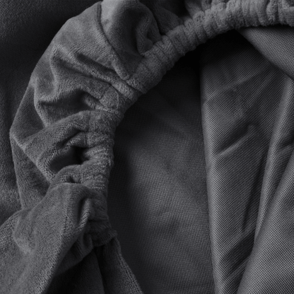 Velvet Hoeslaken Anthracite