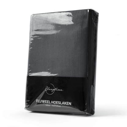 Velvet Hoeslaken Anthracite