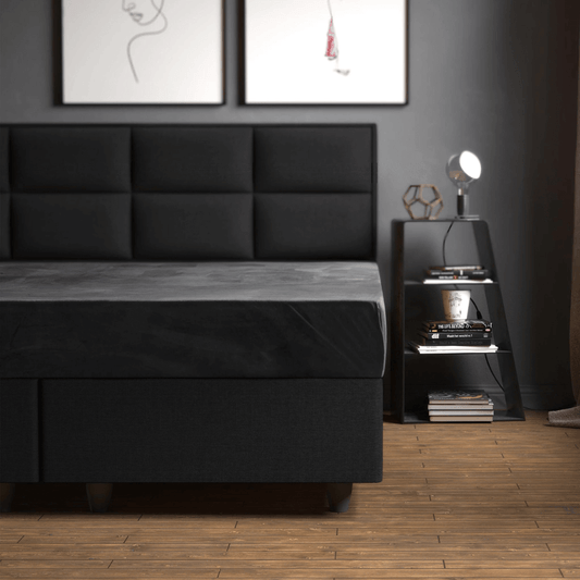 Velvet Hoeslaken Anthracite