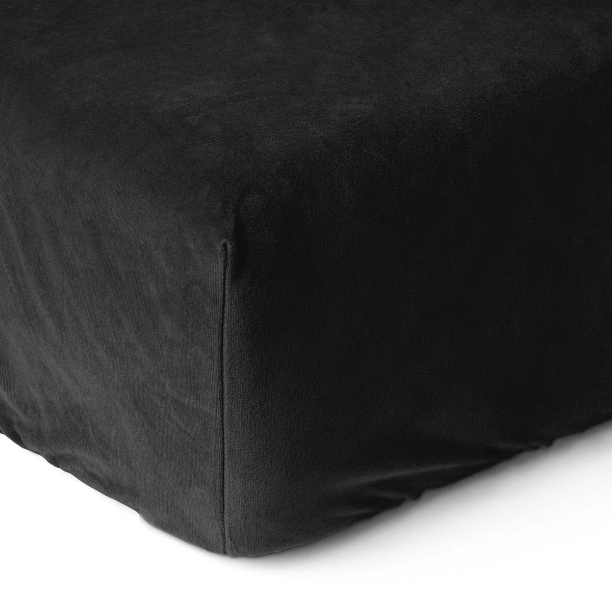 Velvet Hoeslaken Zwart
