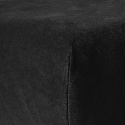 Velvet Hoeslaken Zwart