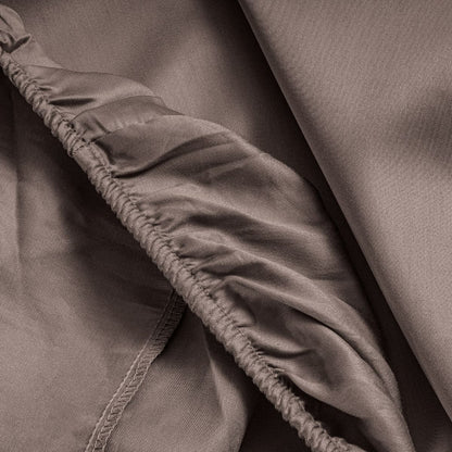 Primaviera Satijnen Deluxe Hoeslaken Taupe