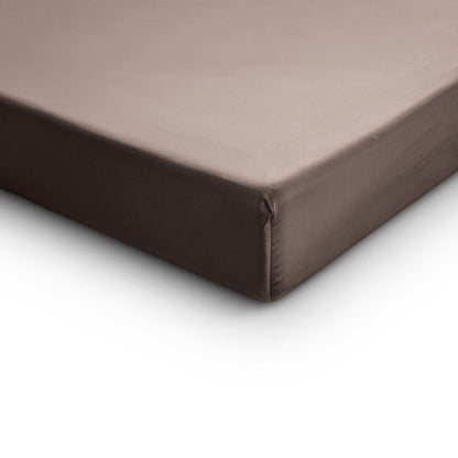 Primaviera Satijnen Deluxe Hoeslaken Taupe
