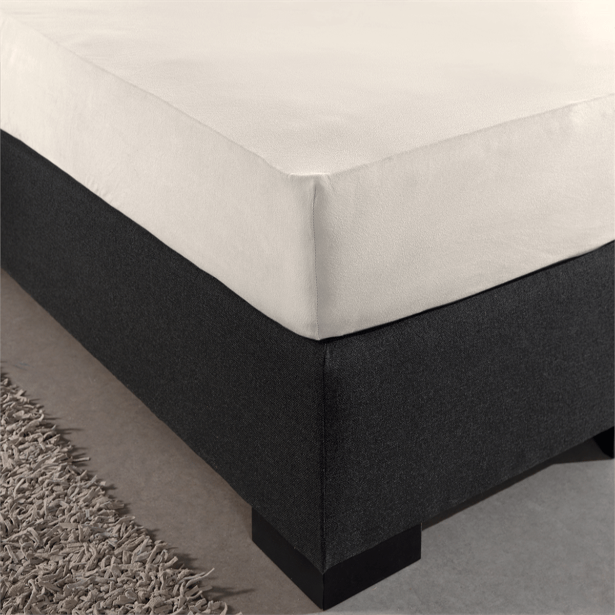 Hoeslaken Dubbel Jersey Creme