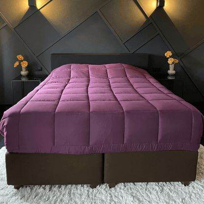 zelesta easybed dekbed zonder overtrek paars lila