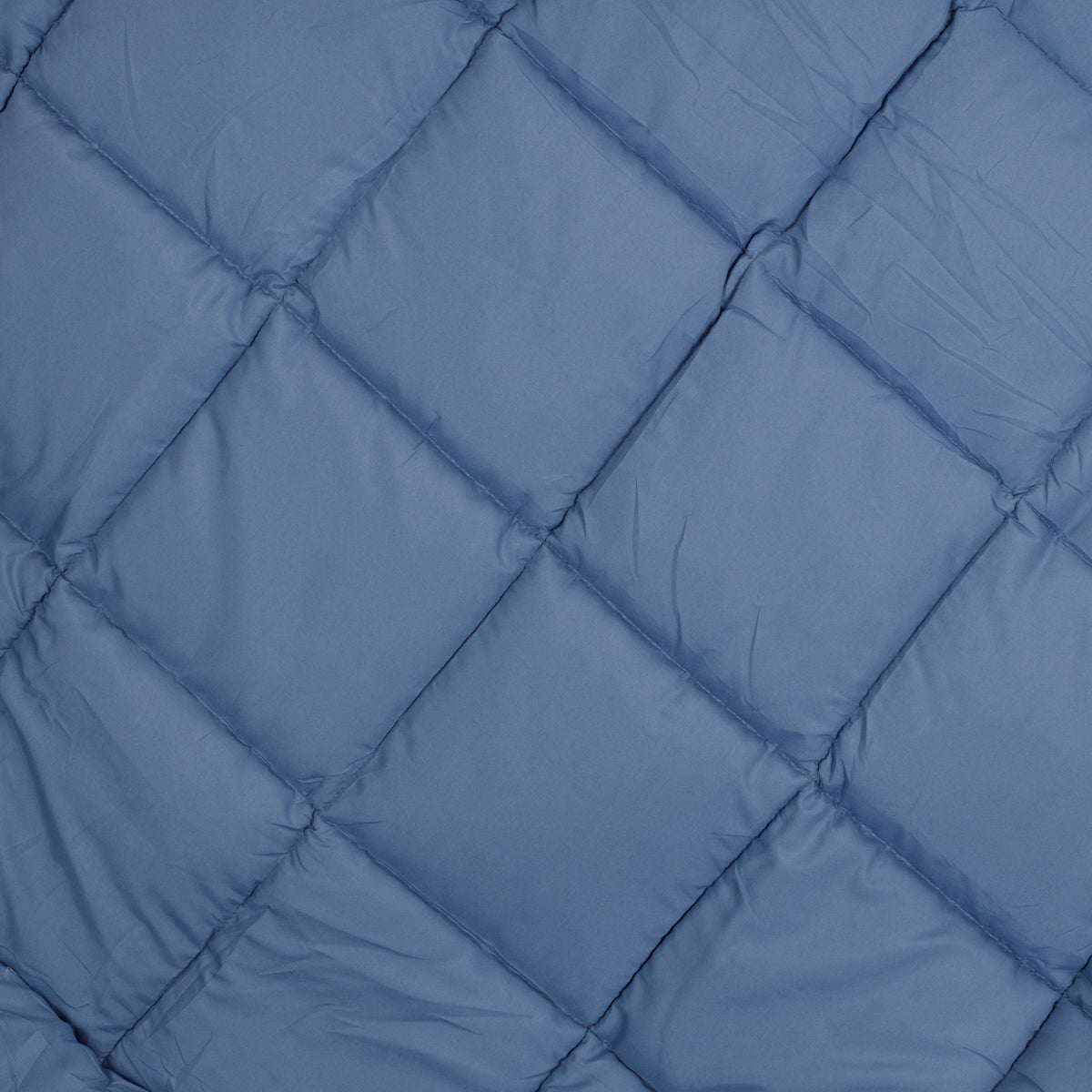 blauw licht dekbed met blauwe print