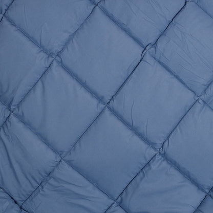dekbed patroon blauw