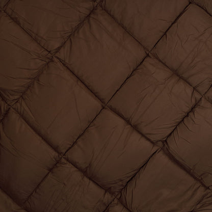 luxe dekbed patroon chocolade kleur
