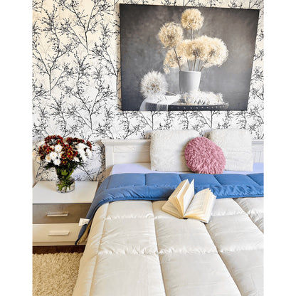 slaapkamer licht blauw mastiek kleuren