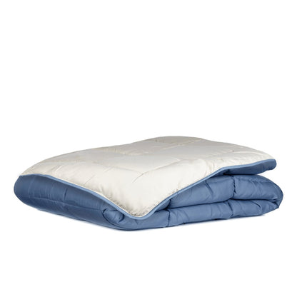 zomer dekbed wasbaar blauw mastiek